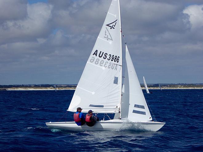 Nick & Janet Jerwood - Invitational Race - 55th Australian Flying Fifteen Championship © Jonny Fullerton